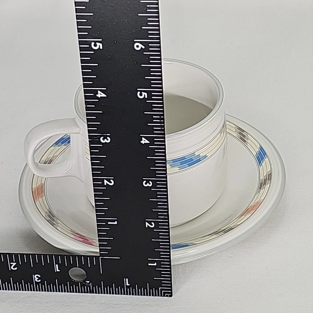Studio Nova Villager Mesa Set Service 8‎ VTG MCM Dinnerware Plates Retro